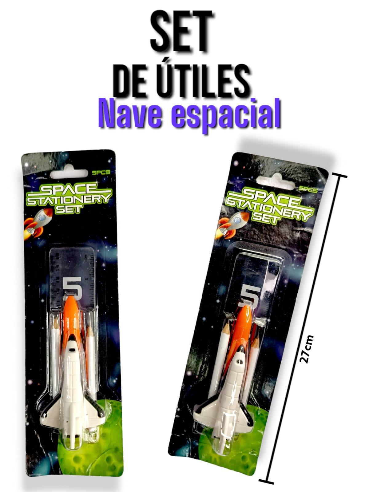 SET DE UTILES Nave Espacial 27cm